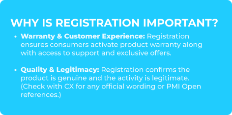 Why is registration important?